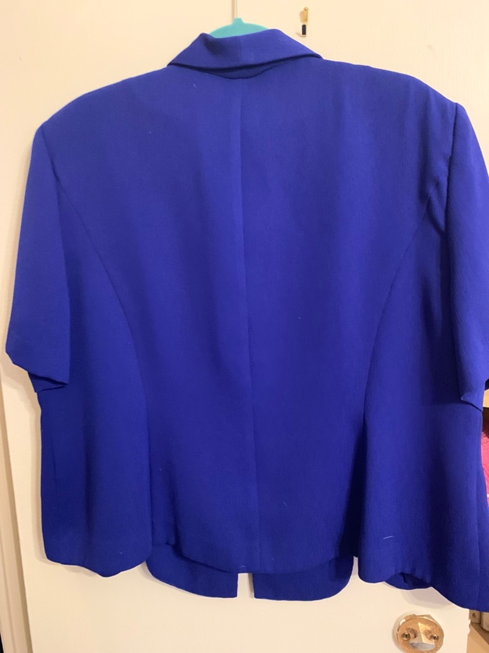 Koret Royal Blue Short-Sleeve Embroidered Blazer - Picture 2 of 2